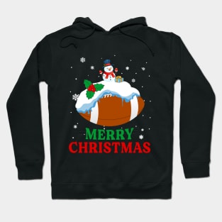 Merry Christmas Football Xmas Gift Hoodie